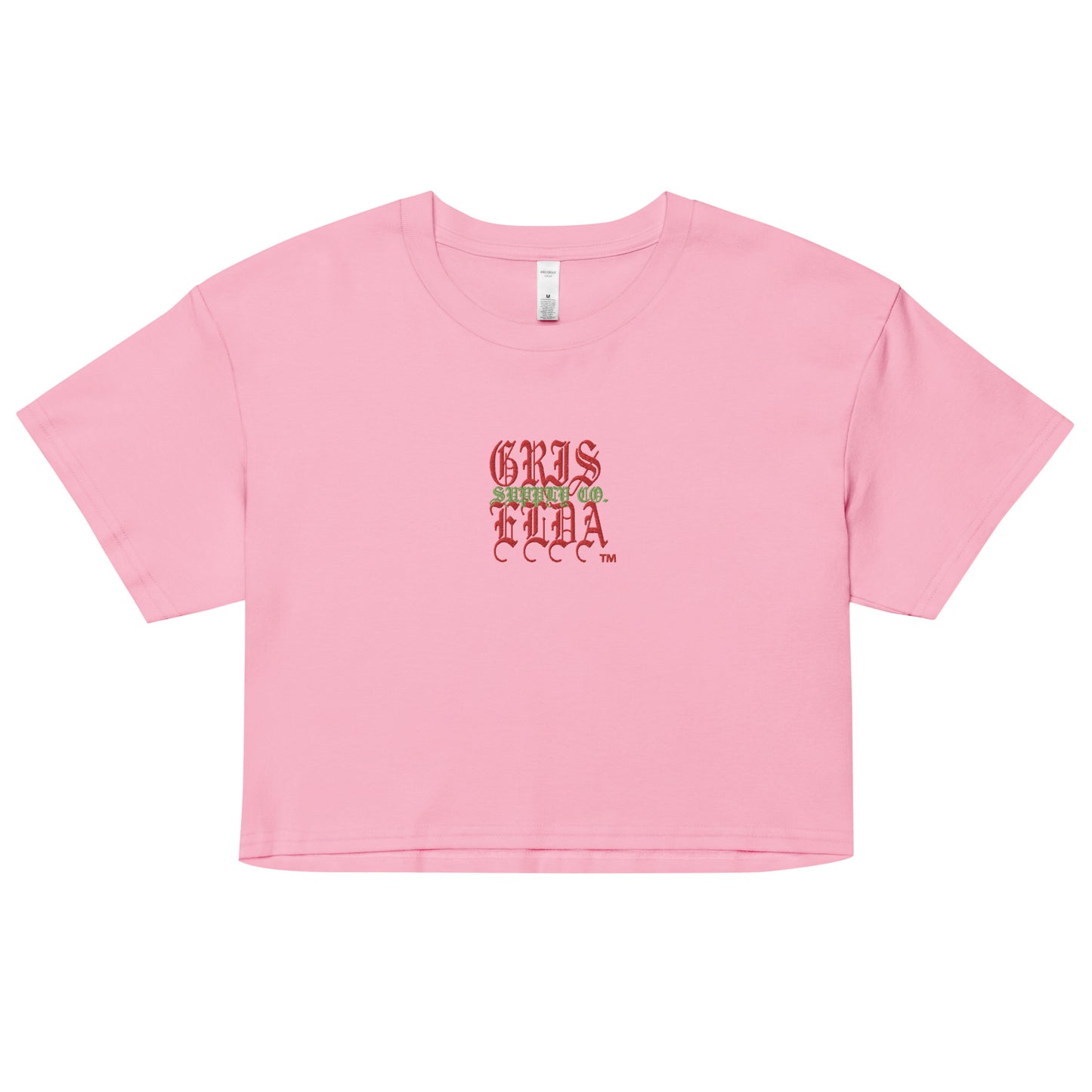 Embroidered Classic Logo GSC B Women’s crop tee