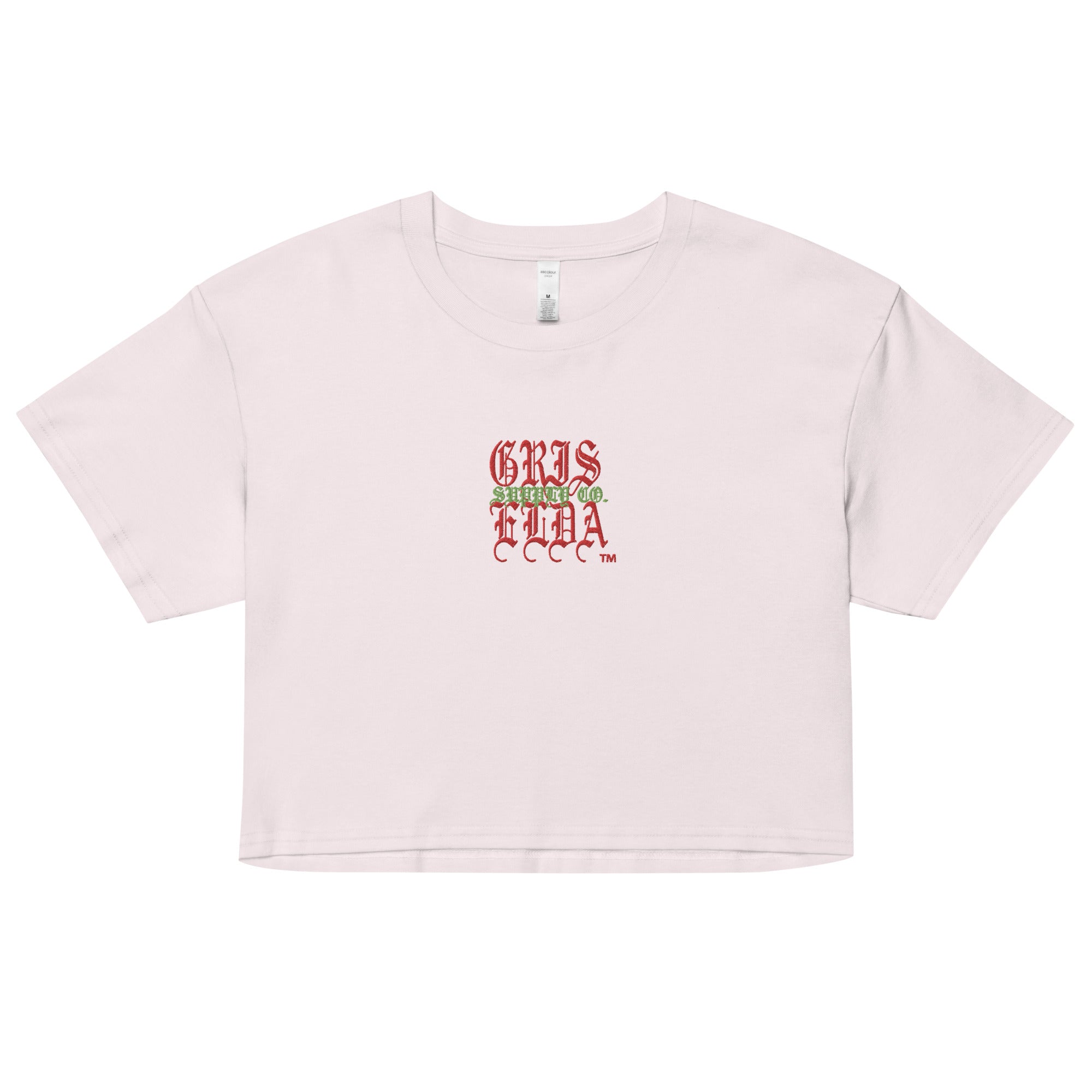 Embroidered Classic Logo GSC B Women’s crop tee
