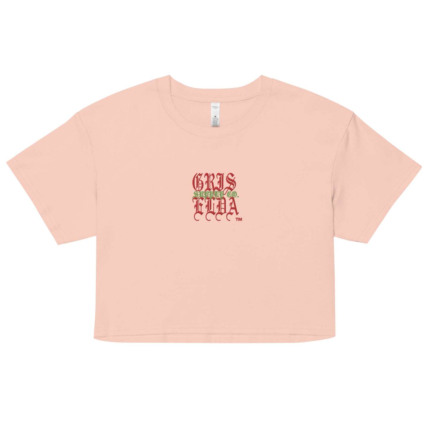 Embroidered Classic Logo GSC B Women’s crop tee