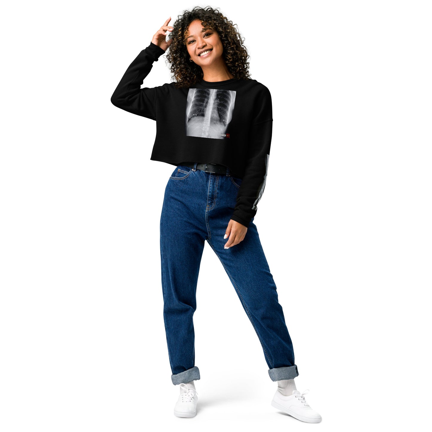 Female GSC XRAY GSC B Crop Sweatshirt