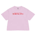 Classic Logos red GSC Women’s heavyweight boxy tee