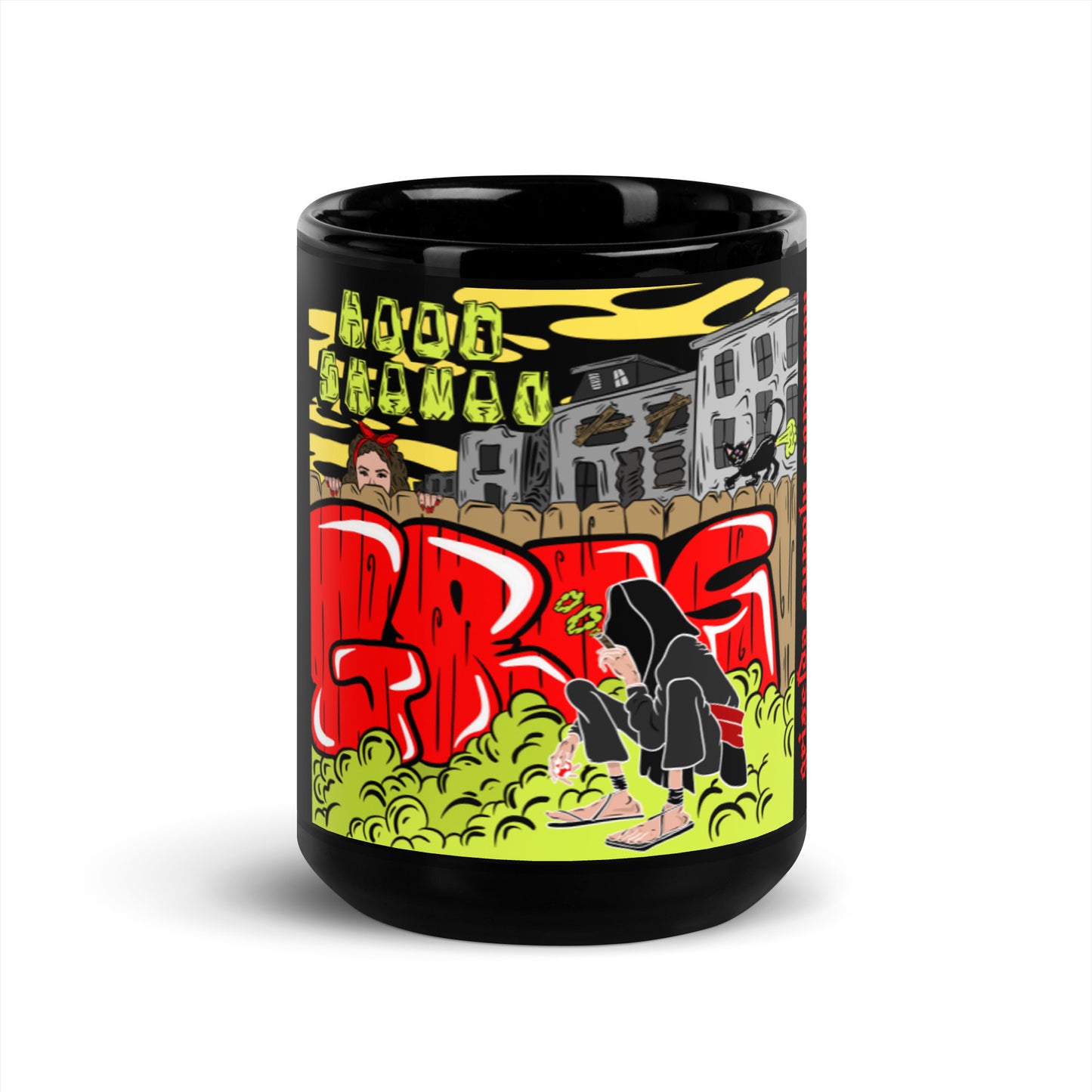 Hood Shaman GSC Black Glossy Mug