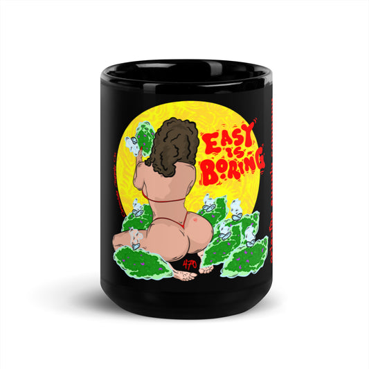 Easy is Boring 470 GSC Black Glossy Mug