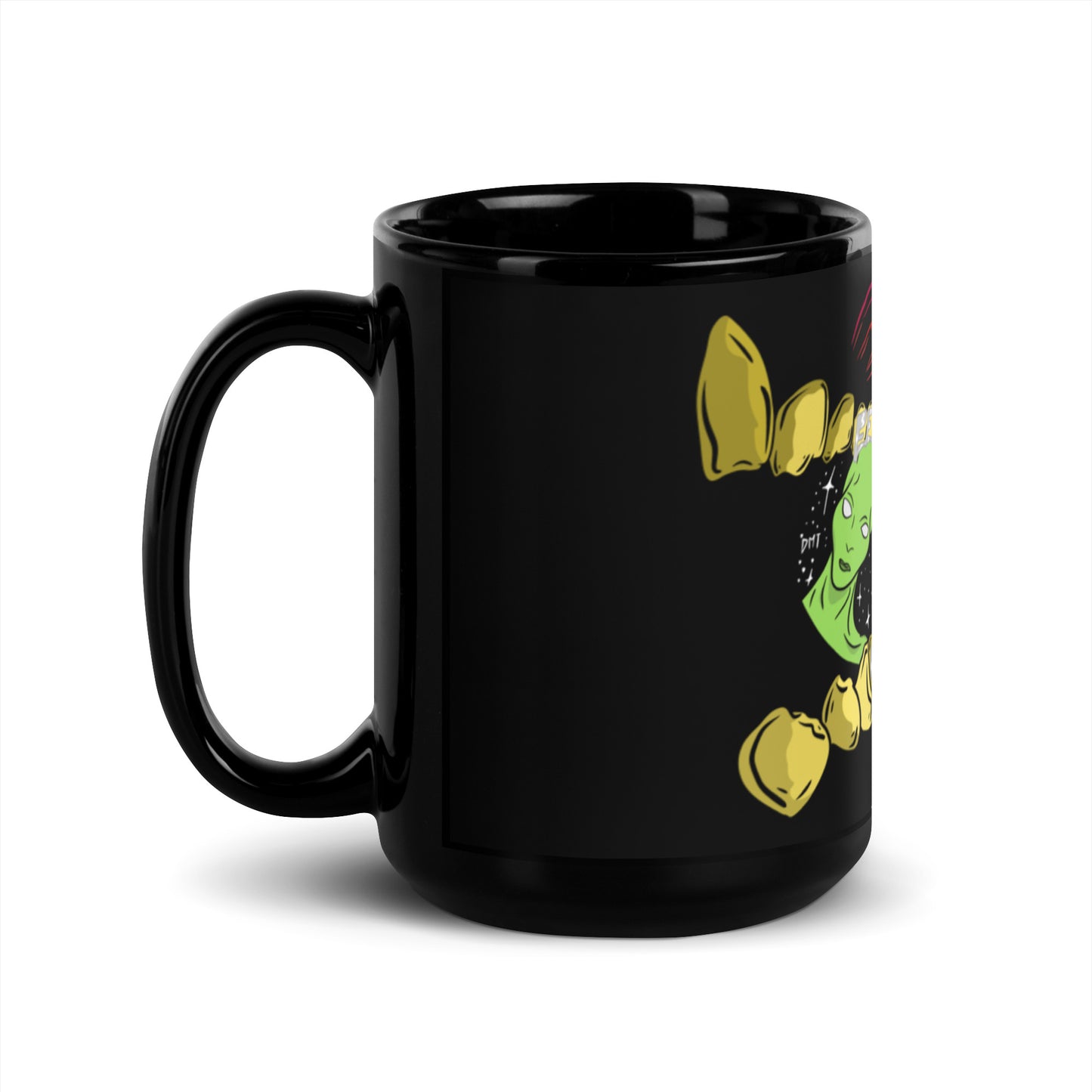 Feed me GSC Black Glossy Mug