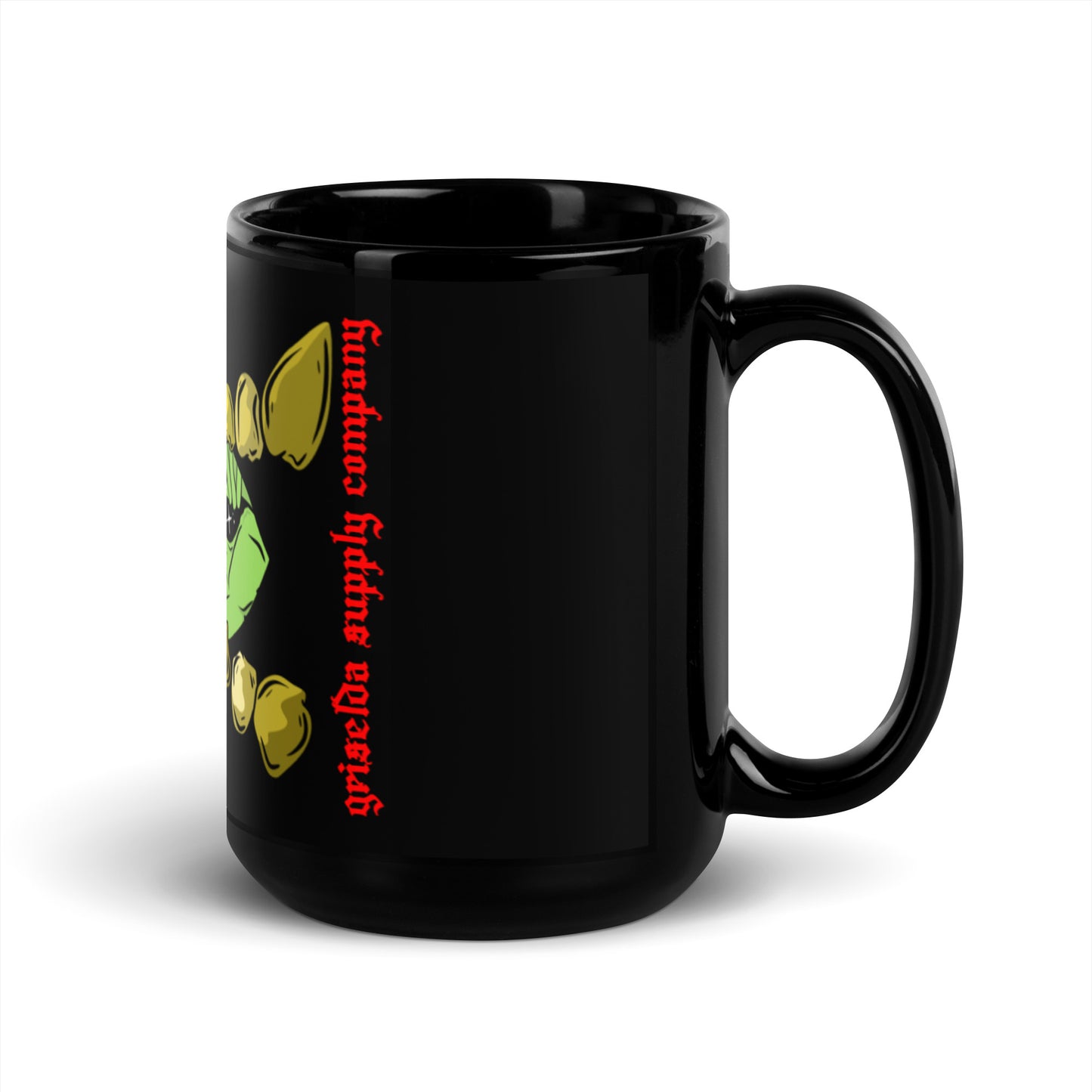 Feed me GSC Black Glossy Mug