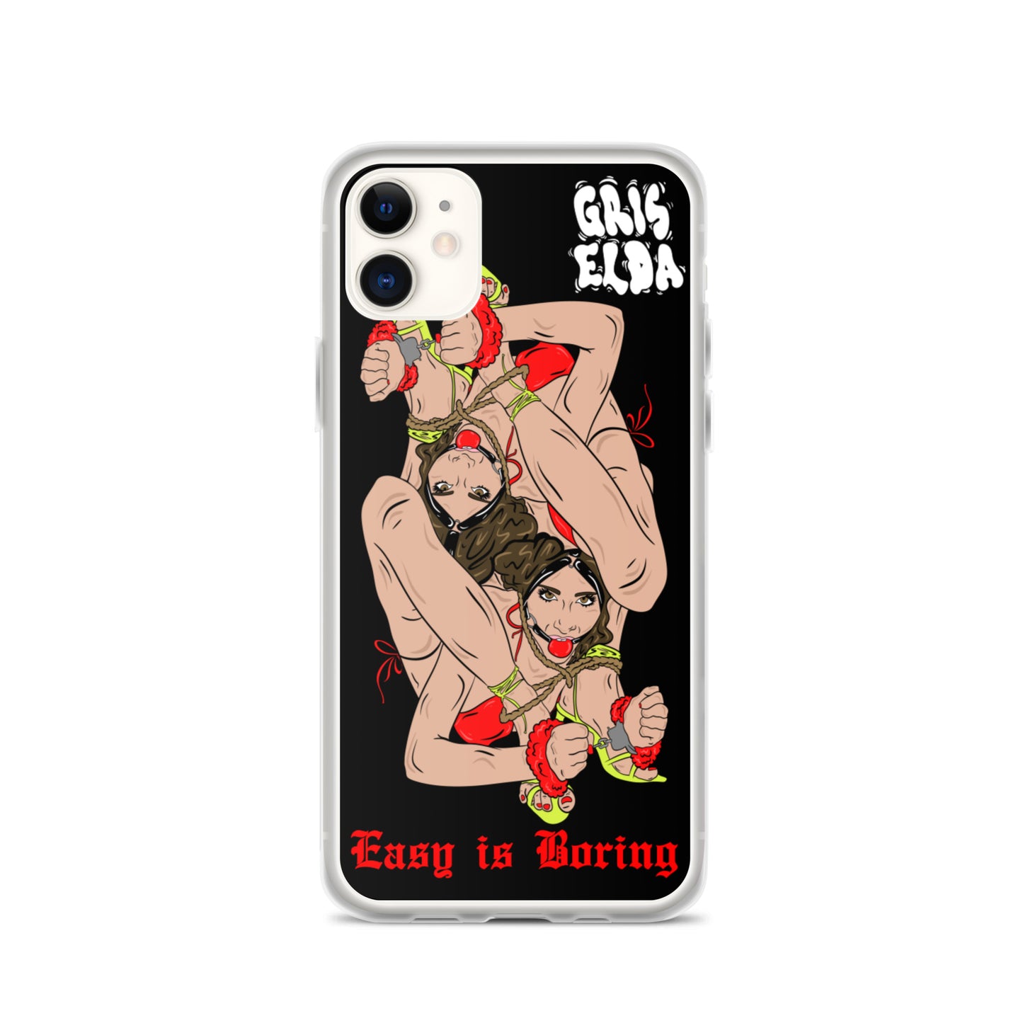 EASY IS BORING GSC iPhone Case