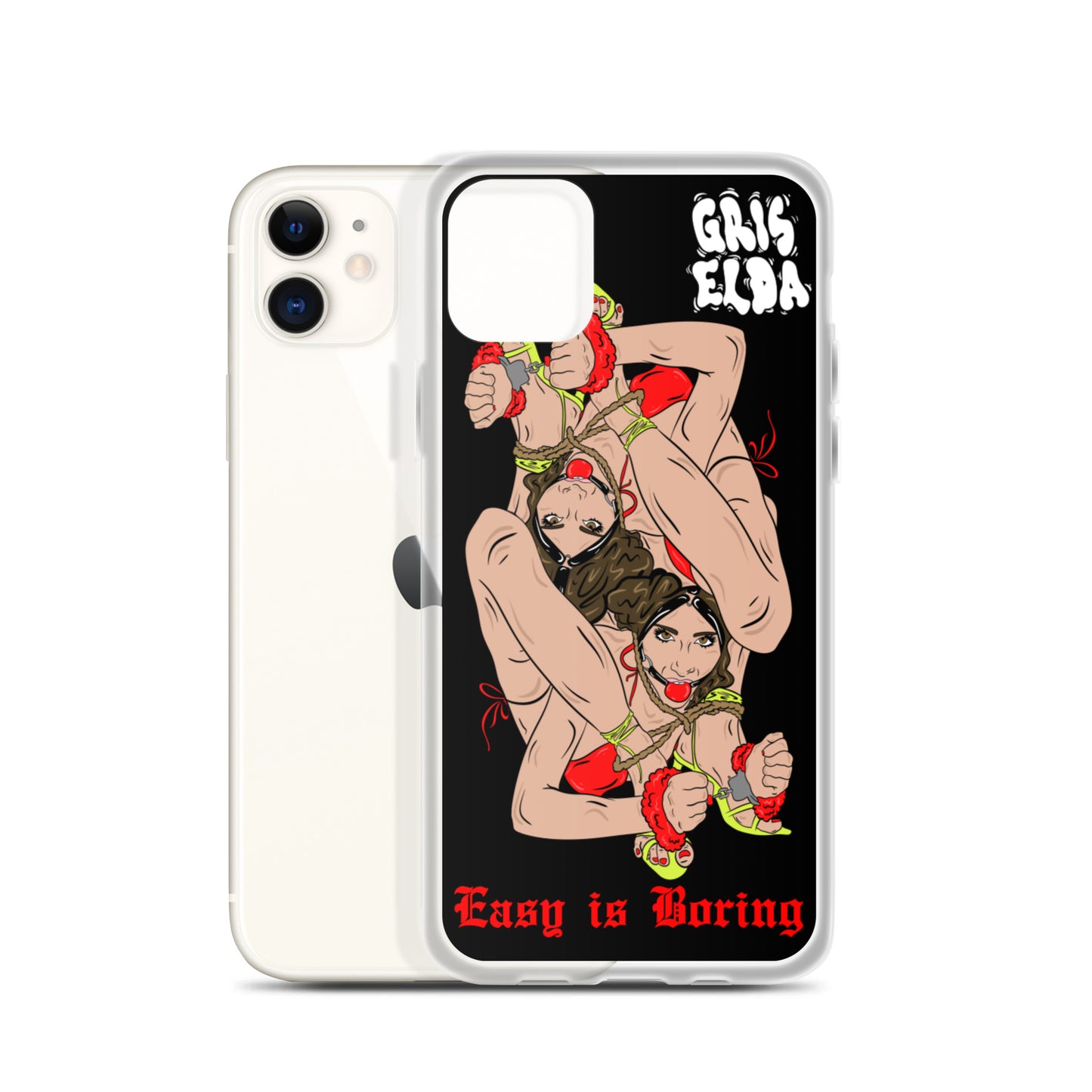 EASY IS BORING GSC iPhone Case