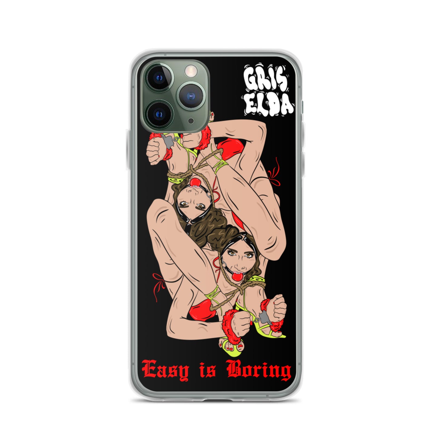 EASY IS BORING GSC iPhone Case