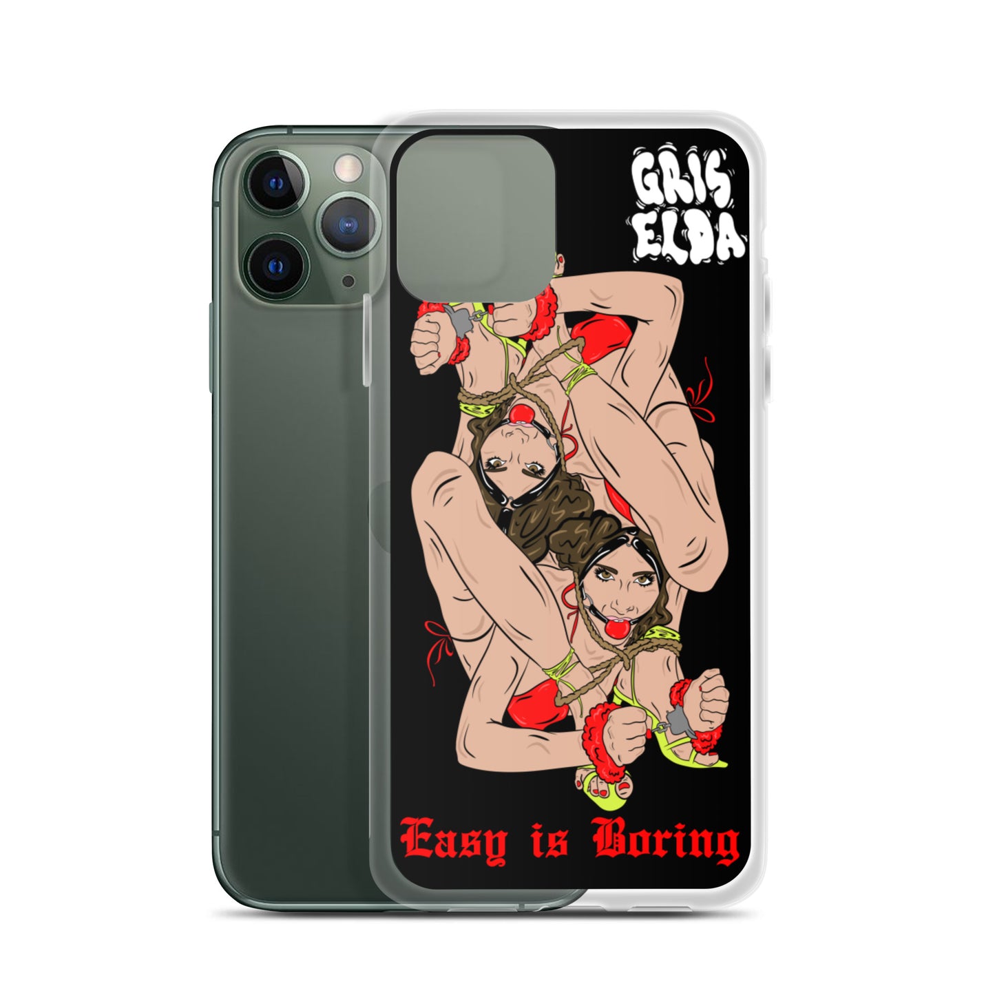 EASY IS BORING GSC iPhone Case