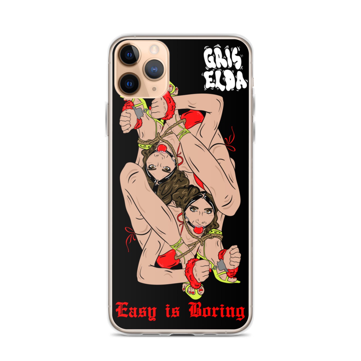 EASY IS BORING GSC iPhone Case