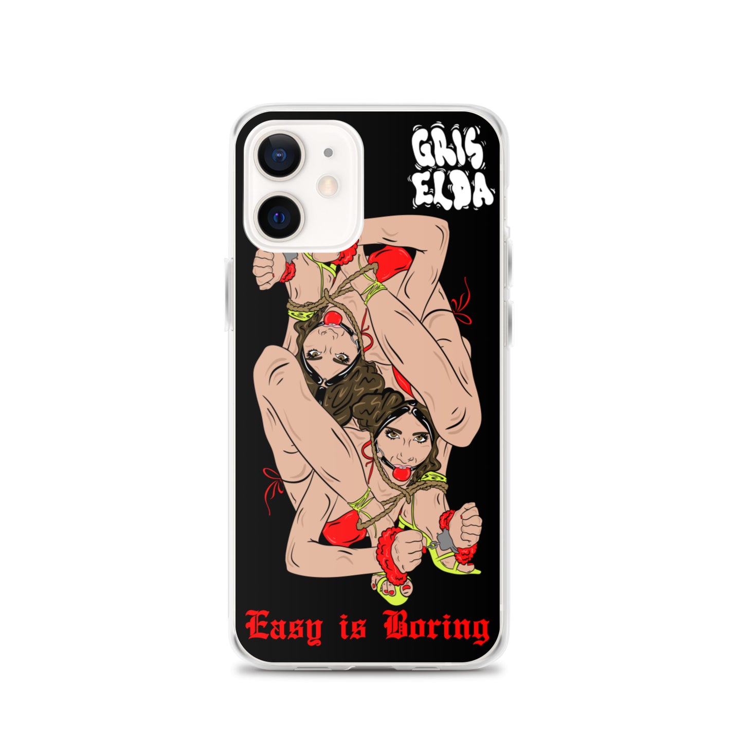 EASY IS BORING GSC iPhone Case