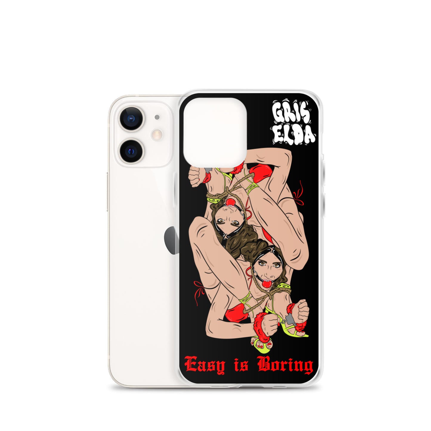 EASY IS BORING GSC iPhone Case