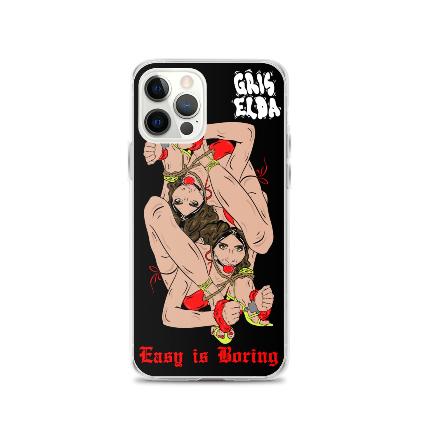 EASY IS BORING GSC iPhone Case