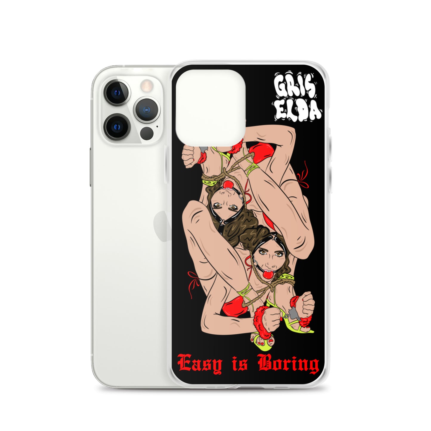 EASY IS BORING GSC iPhone Case