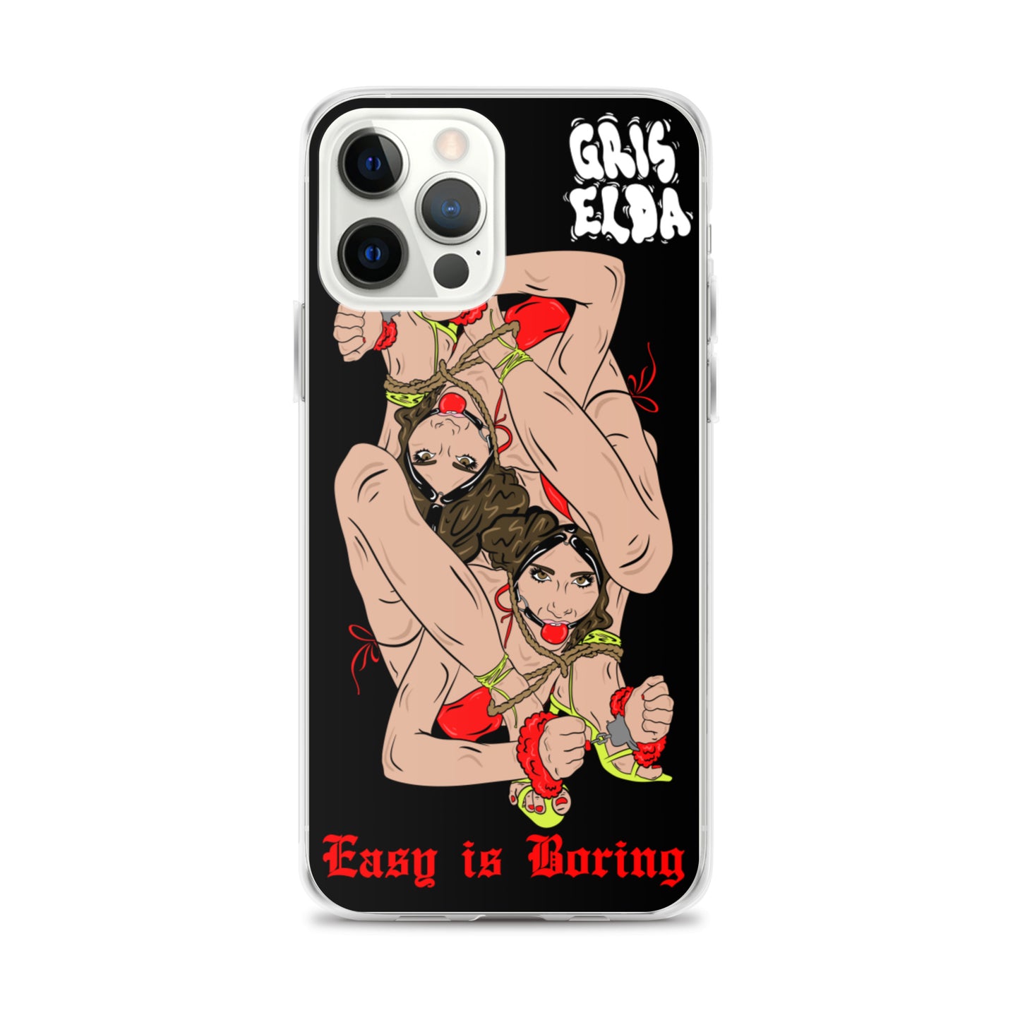 EASY IS BORING GSC iPhone Case