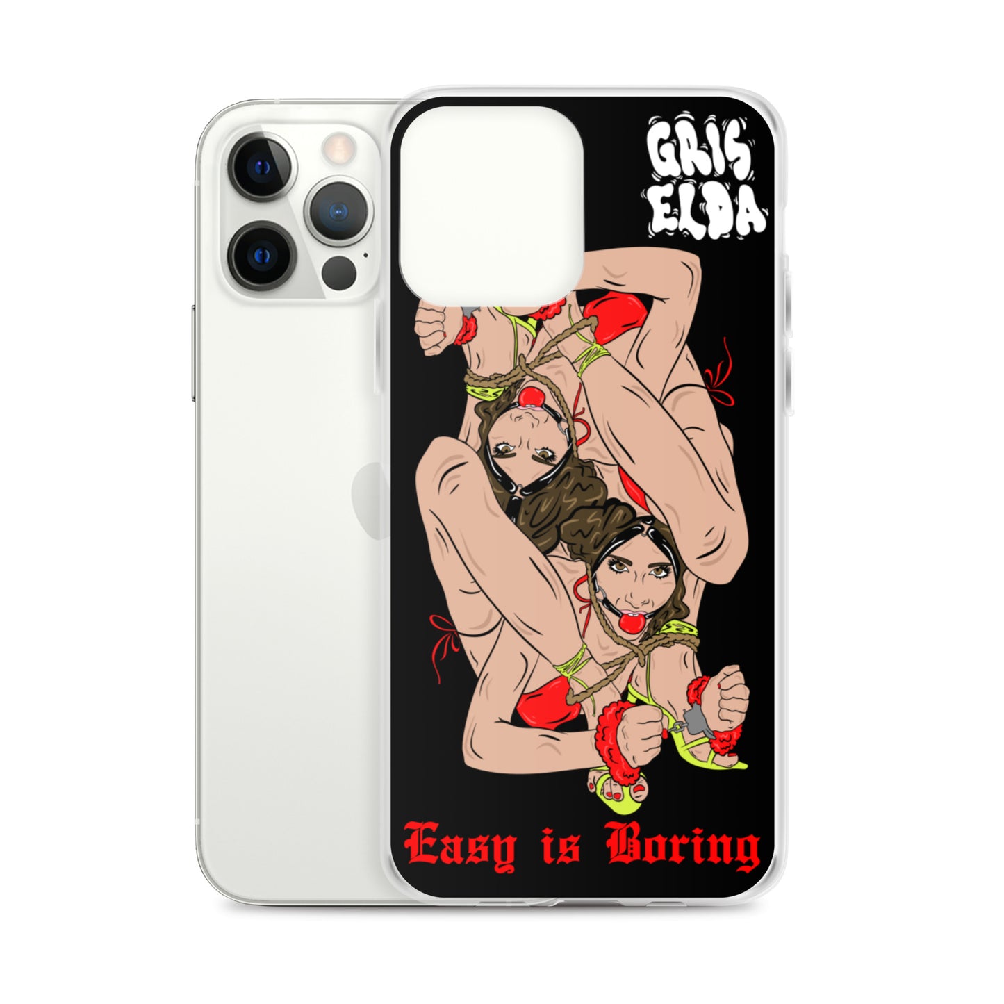 EASY IS BORING GSC iPhone Case