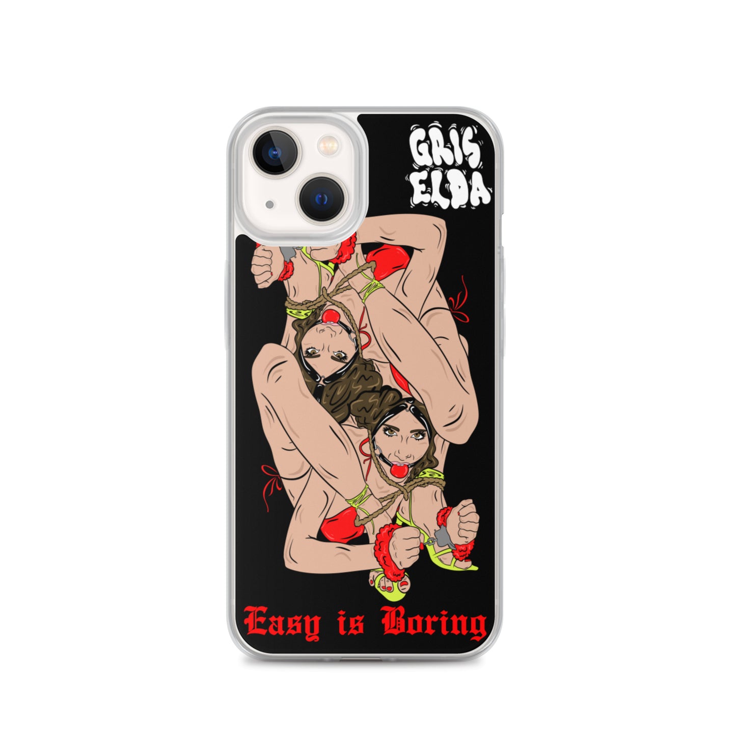 EASY IS BORING GSC iPhone Case