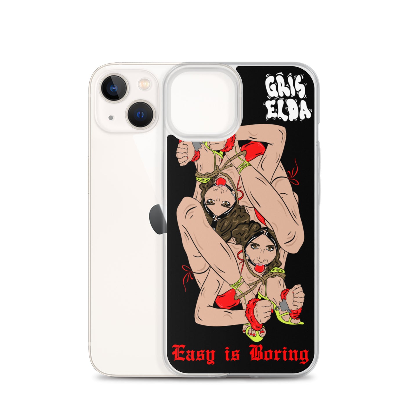 EASY IS BORING GSC iPhone Case