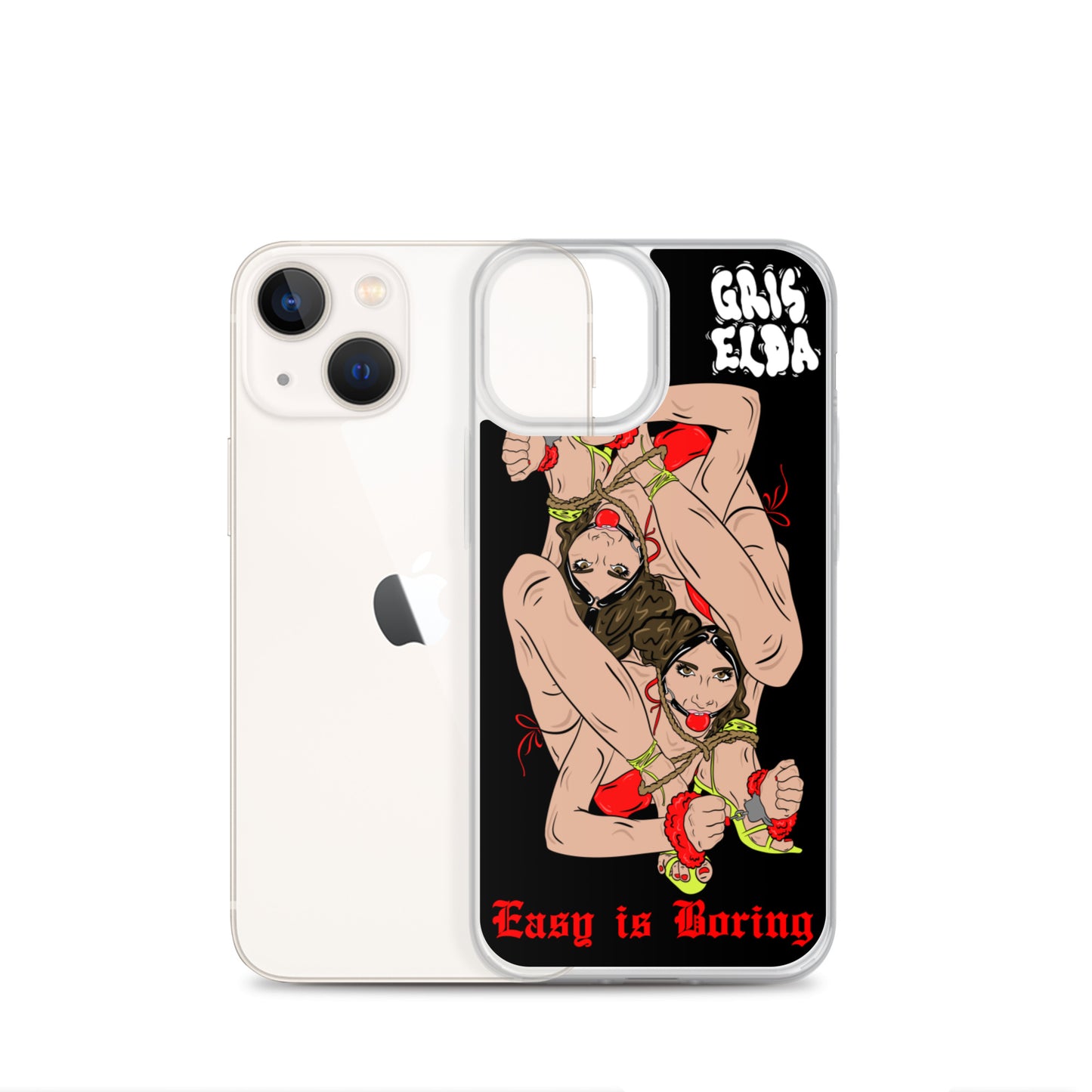 EASY IS BORING GSC iPhone Case