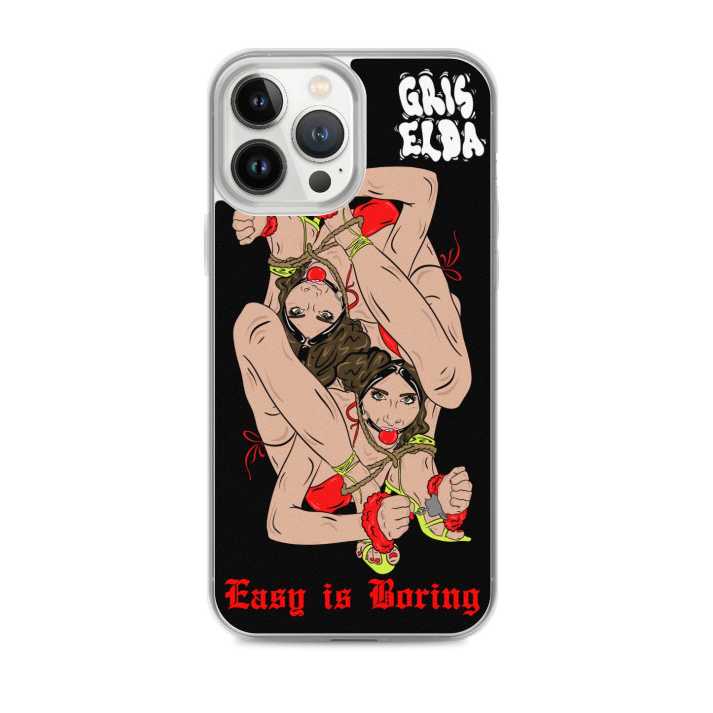 EASY IS BORING GSC iPhone Case