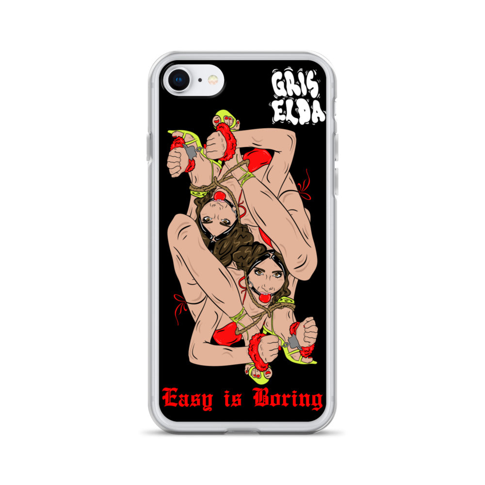 EASY IS BORING GSC iPhone Case