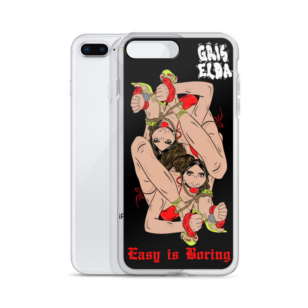 EASY IS BORING GSC iPhone Case