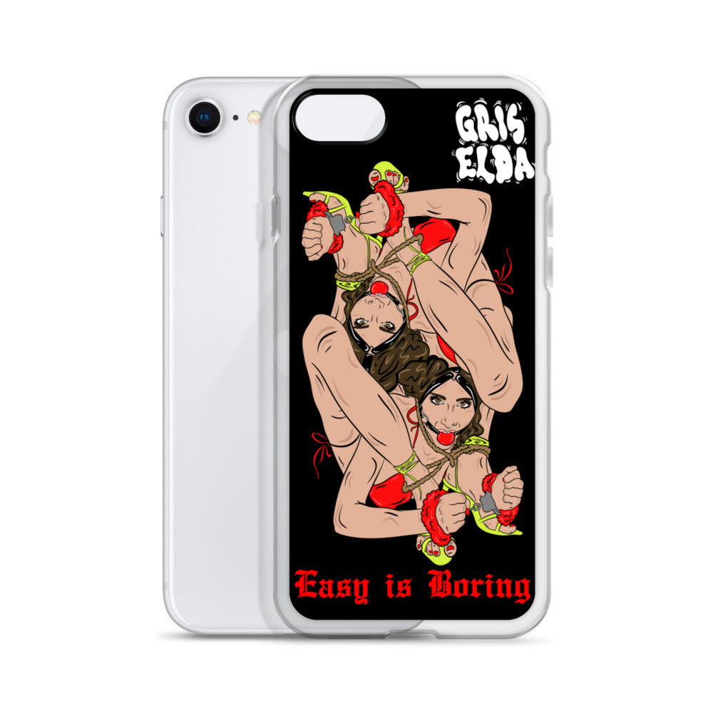 EASY IS BORING GSC iPhone Case