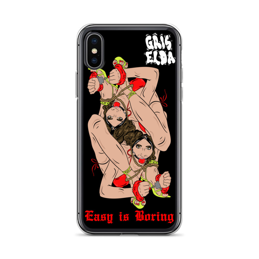 EASY IS BORING GSC iPhone Case