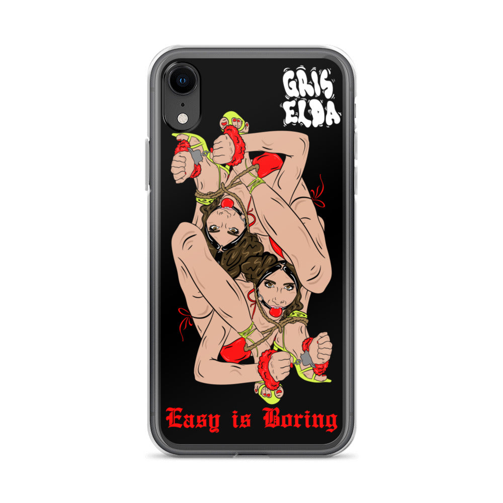 EASY IS BORING GSC iPhone Case