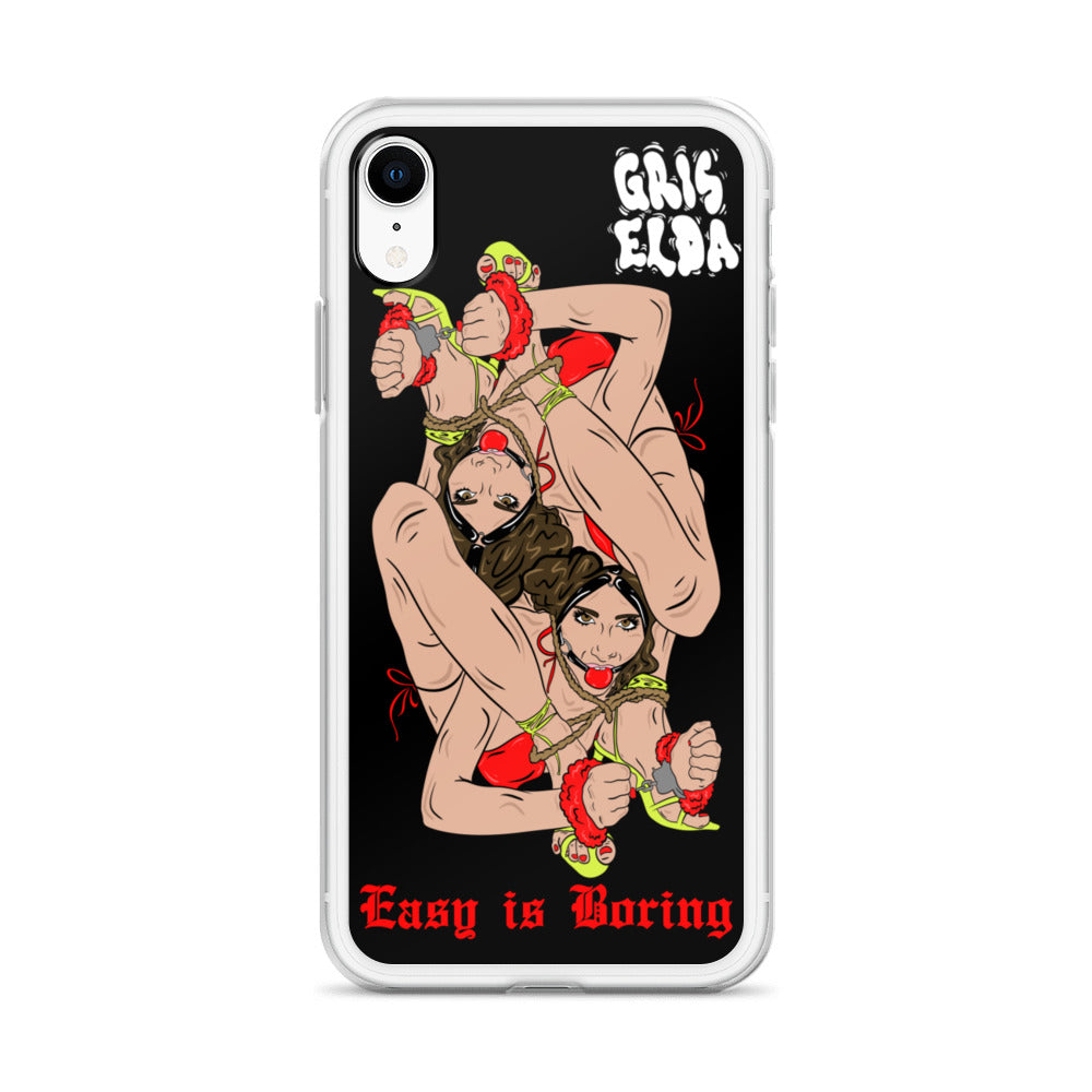 EASY IS BORING GSC iPhone Case