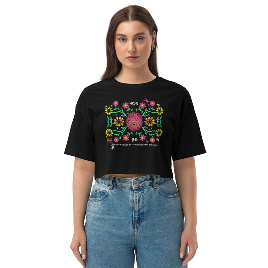 La Flor Premium GSC Loose drop shoulder crop top