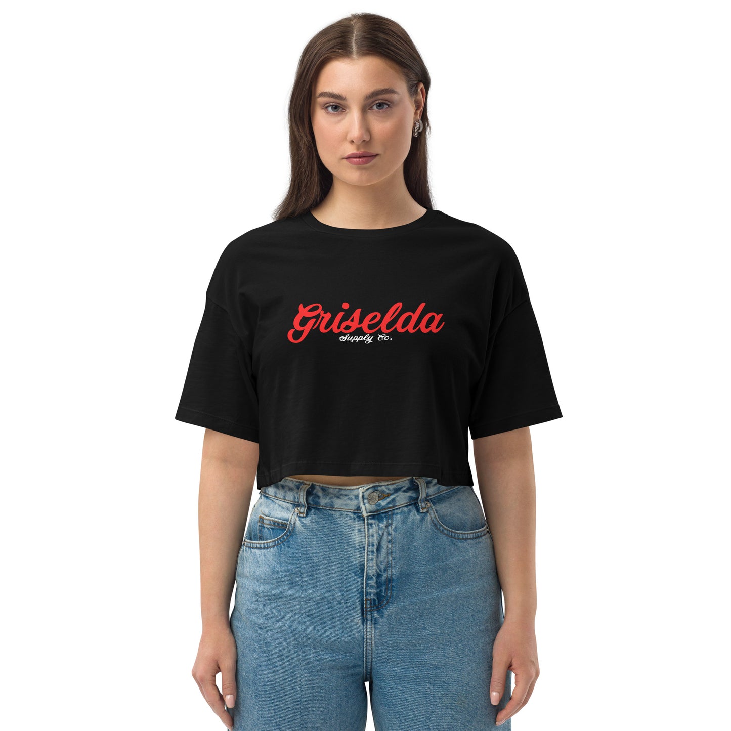 Old School Griselda Supply Co. GSC Loose drop shoulder crop top