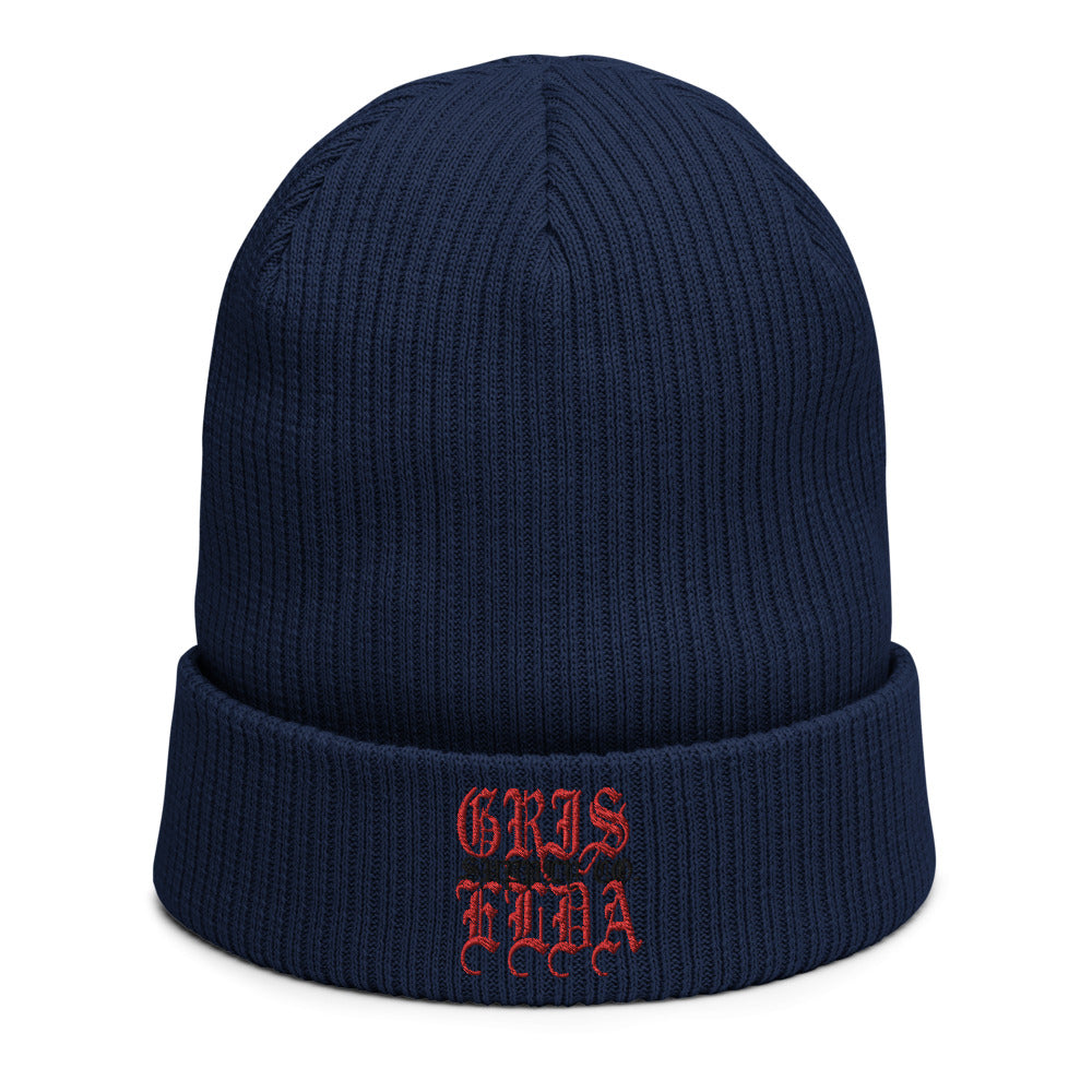 GSC LOGO Organic ribbed beanie